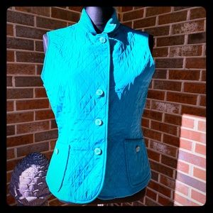 Talbots Quilted Vest Like New.  Petite Medium.